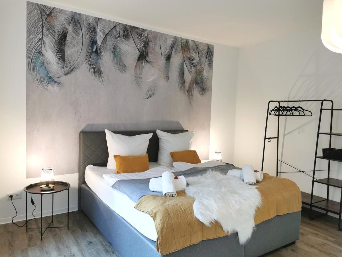Bohnapartments - Town House Am Stadtpark - Gratis Parkplatz - Wlan Erfurt Kültér fotó