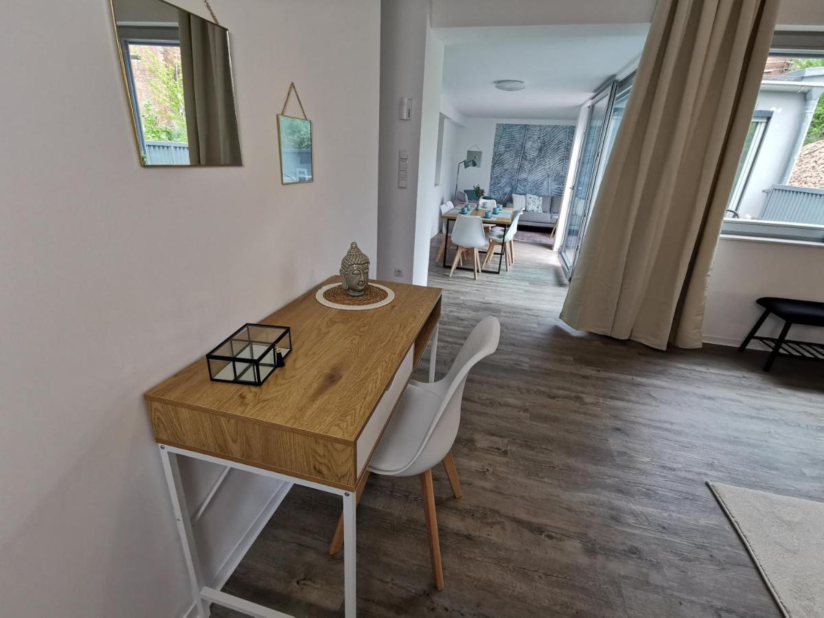 Bohnapartments - Town House Am Stadtpark - Gratis Parkplatz - Wlan Erfurt Kültér fotó