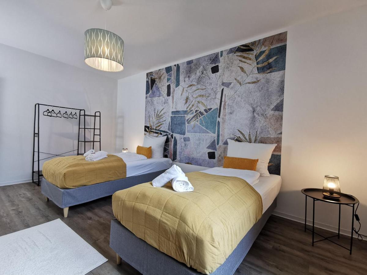 Bohnapartments - Town House Am Stadtpark - Gratis Parkplatz - Wlan Erfurt Kültér fotó