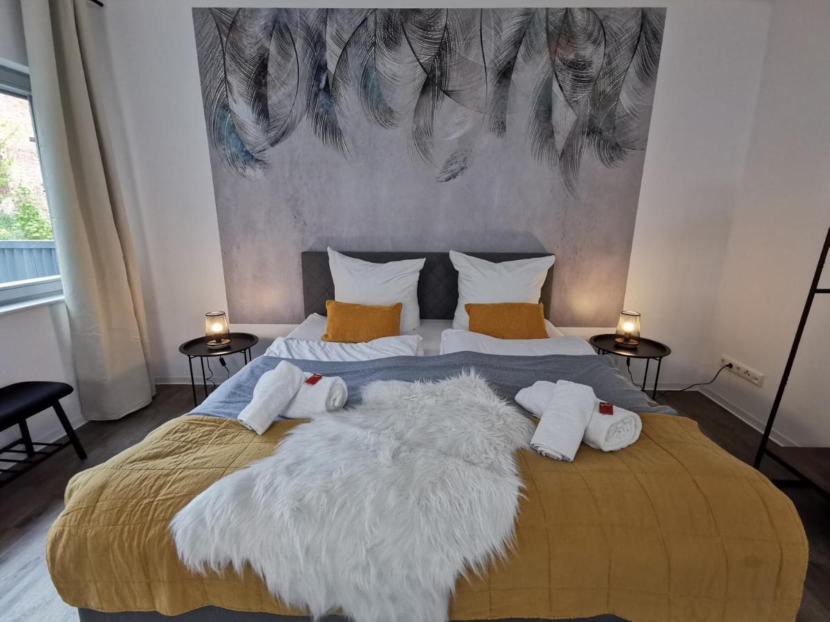 Bohnapartments - Town House Am Stadtpark - Gratis Parkplatz - Wlan Erfurt Kültér fotó