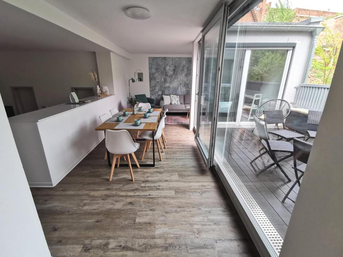 Bohnapartments - Town House Am Stadtpark - Gratis Parkplatz - Wlan Erfurt Kültér fotó
