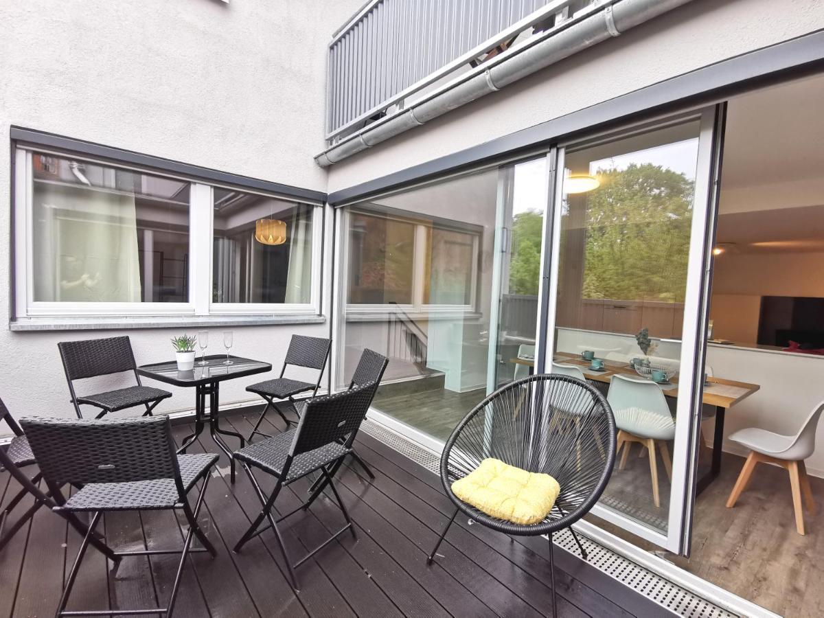 Bohnapartments - Town House Am Stadtpark - Gratis Parkplatz - Wlan Erfurt Kültér fotó